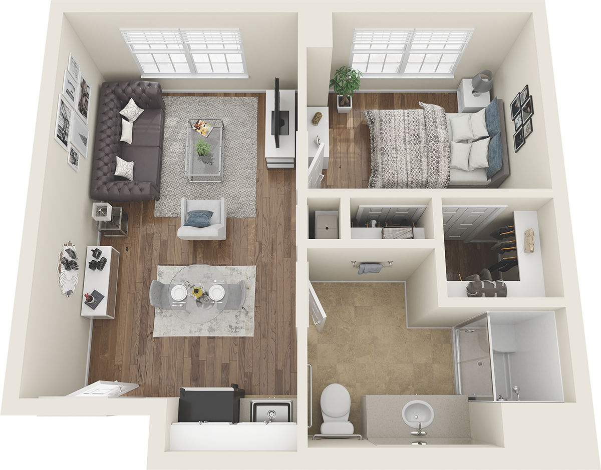 Suite Deluxe floor plan